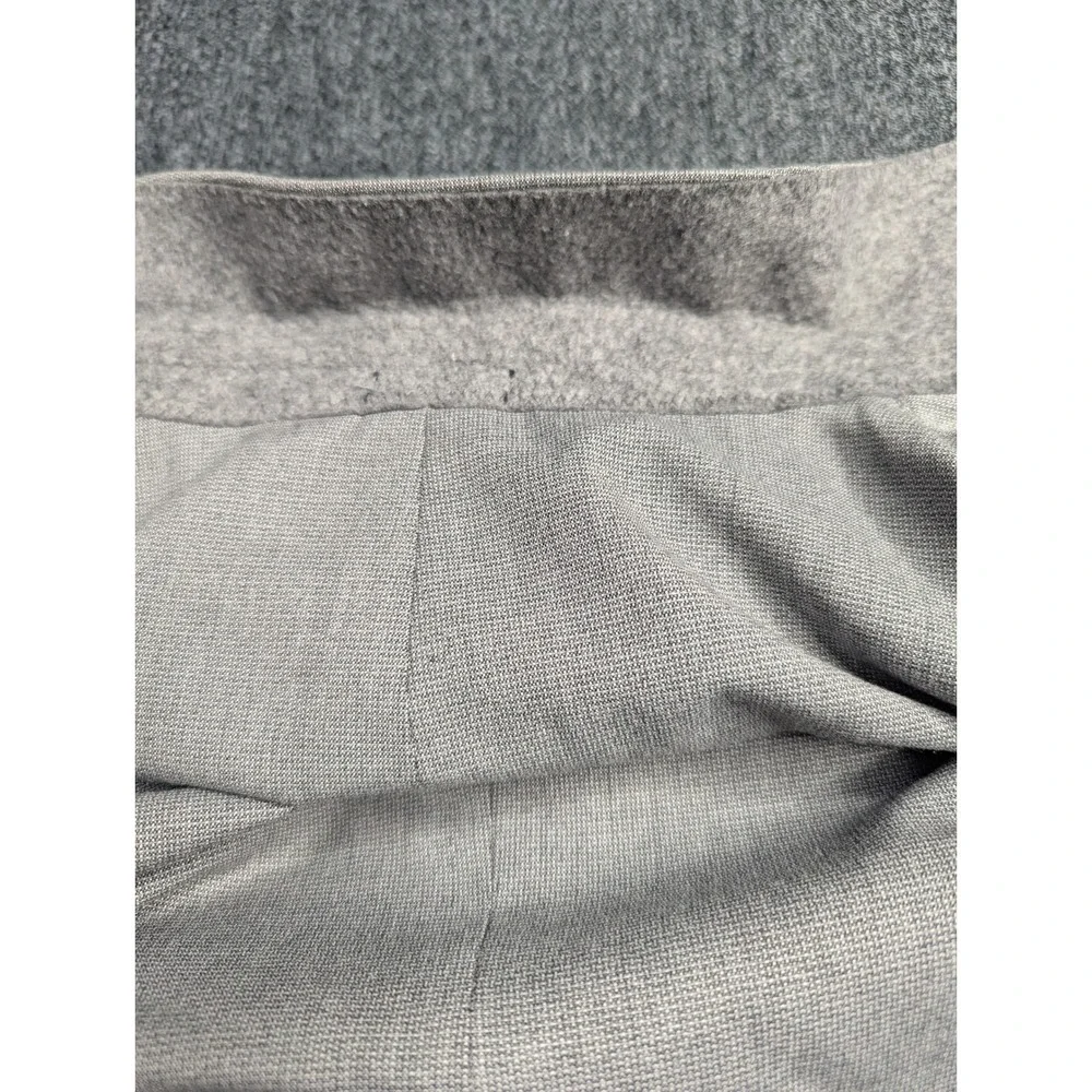 J. Ferrar Mens Slim Fit Blazer Light Gray Textured 2-Button Sport Coat 46‎ Reg